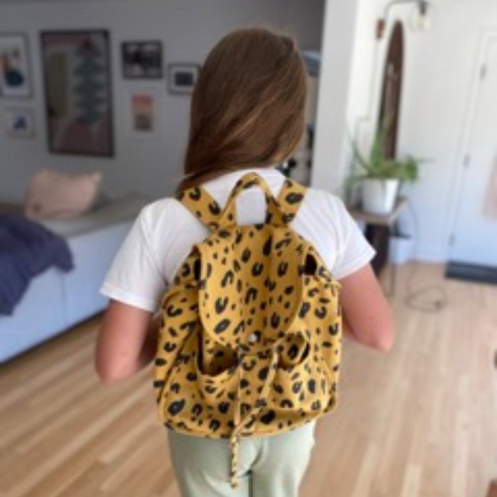 Leopard print Baggu Rucksack